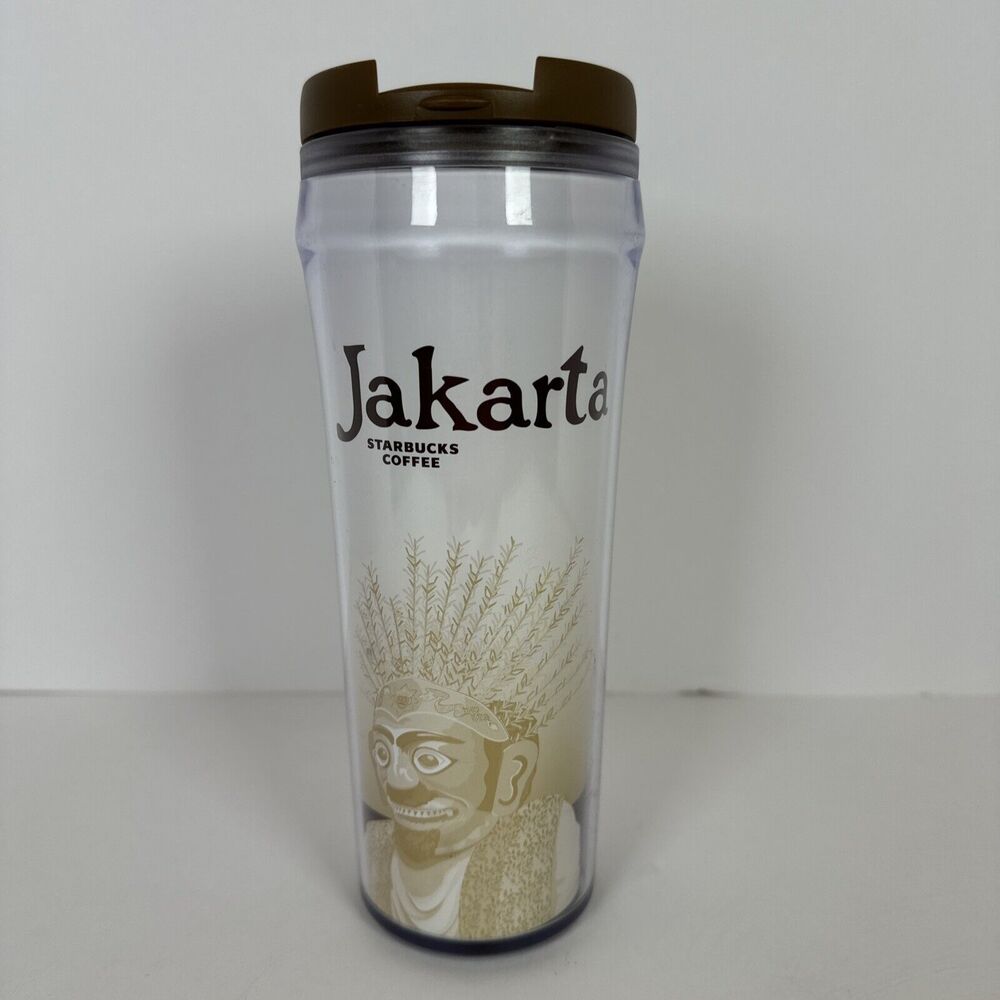 Starbucks Jakarta Indonesia Coffee Cup Global Icon Collector Series 12oz Tumbler